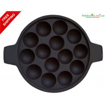 Cast Iron Unniyappa Chatti ( Paniyaram Pan) - Seasoned